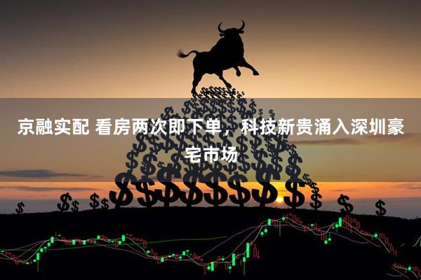 京融实配 看房两次即下单,科技新贵涌入深圳豪宅市场